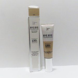 IT COSMETICS BYE BYE FOUNDATION FULL COVERAGE MOISTURIZER SPF50 LIGHT 1.0 OZ